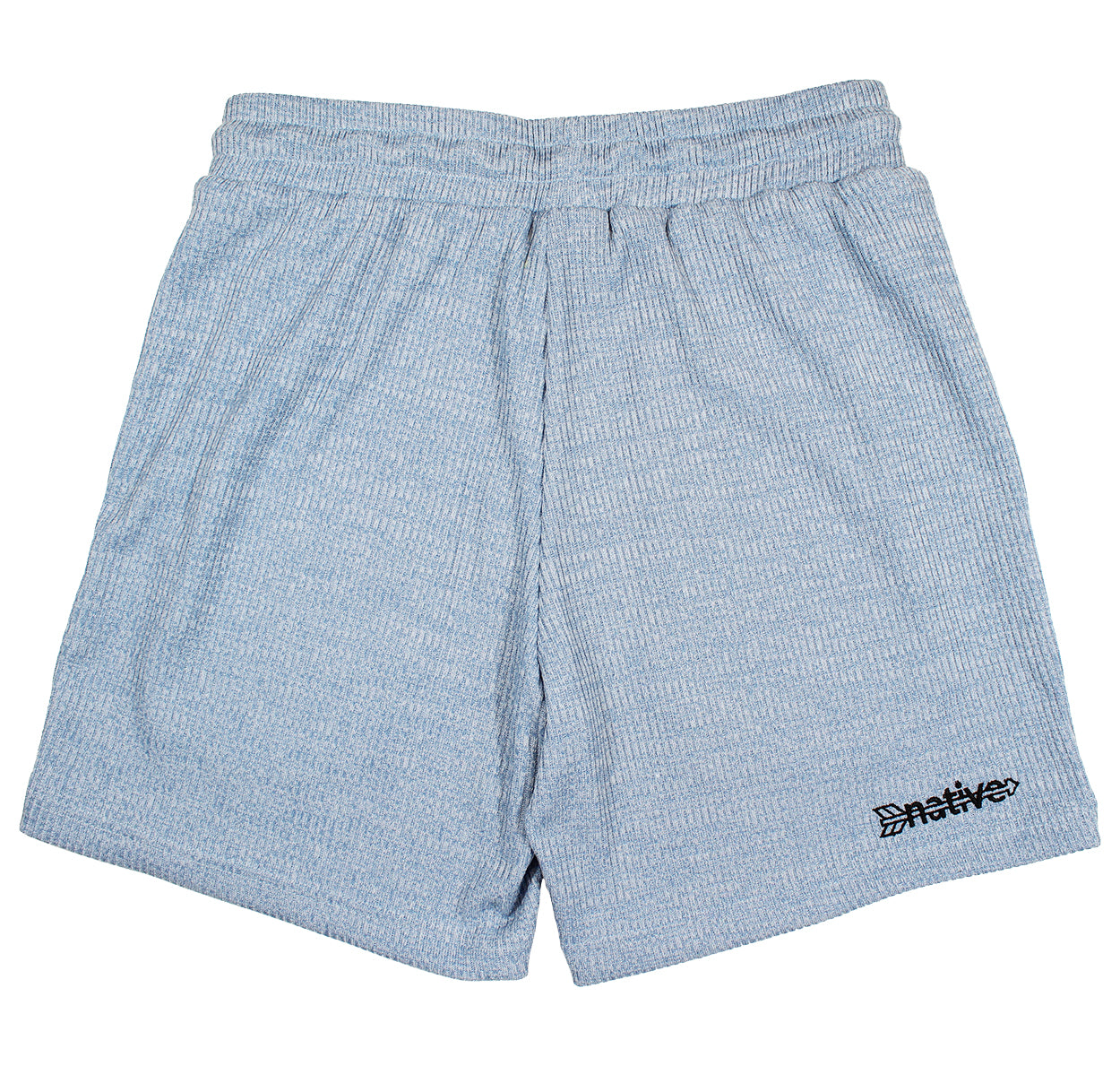 corduroy knit shorts in baby blue