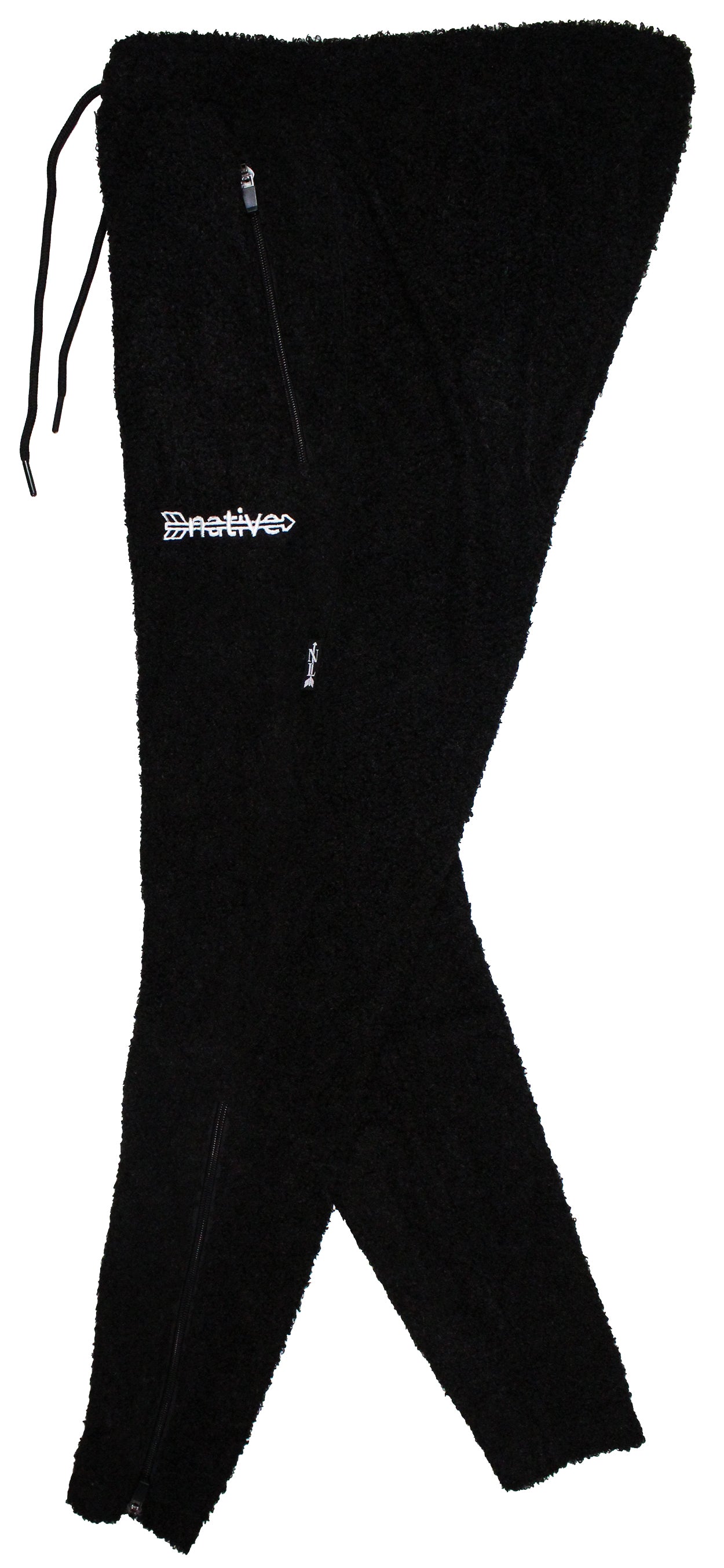 sherpa soccer sweats in black