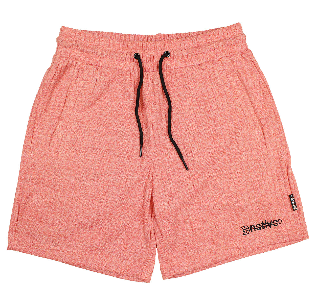corduroy knit shorts in watermelon