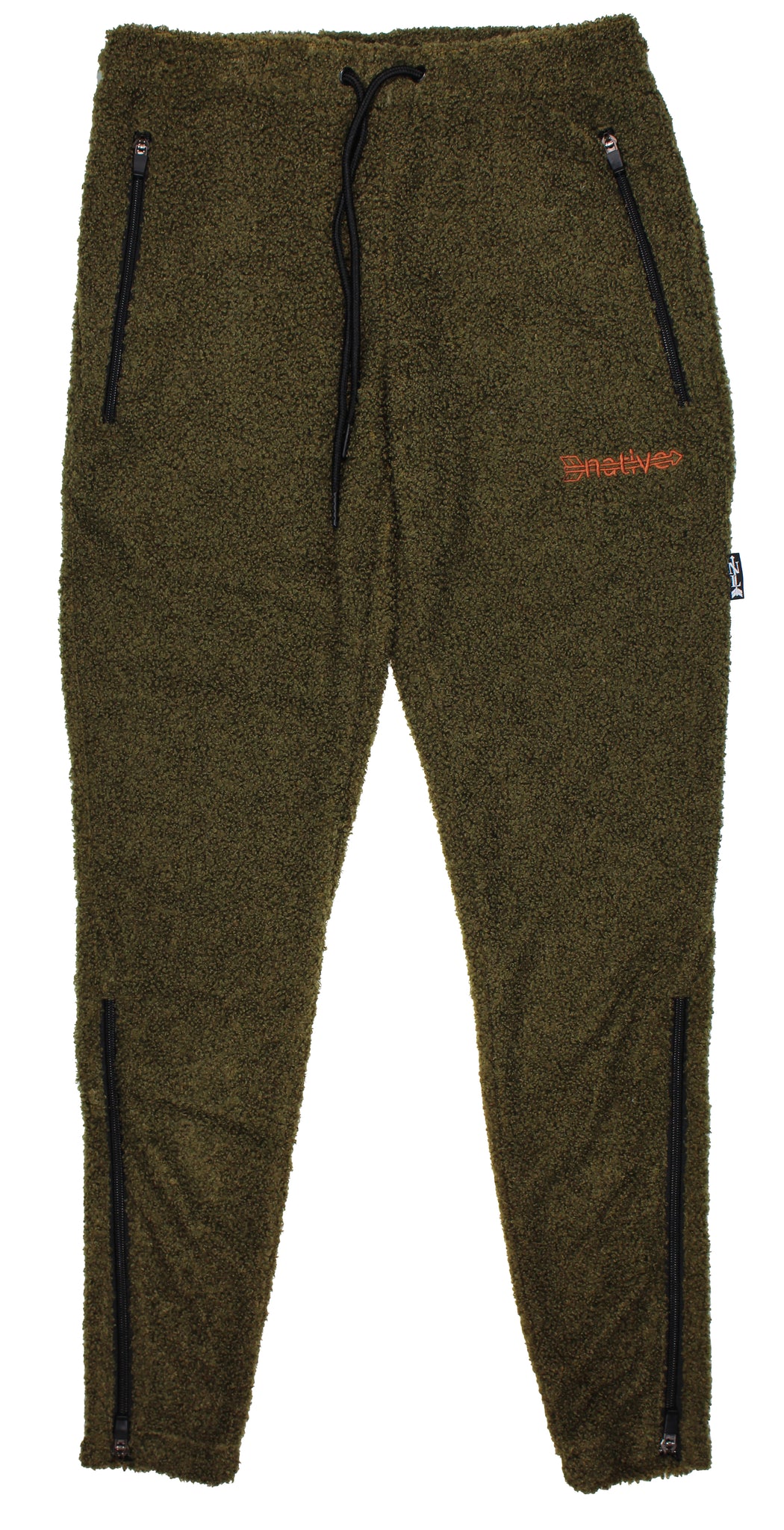 sherpa soccer sweats in army green