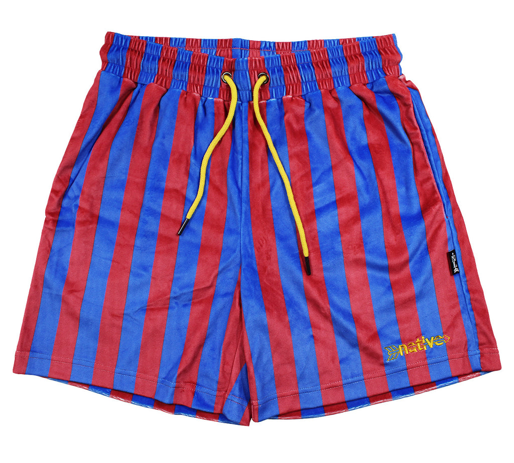 fc barcelona velour shorts in home