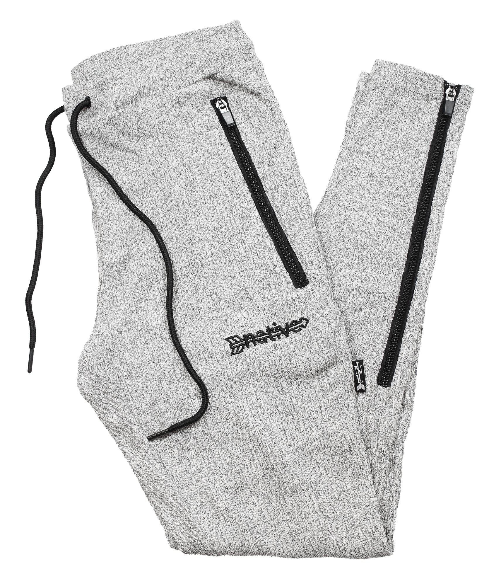 corduroy knit soccer sweats in heather gray
