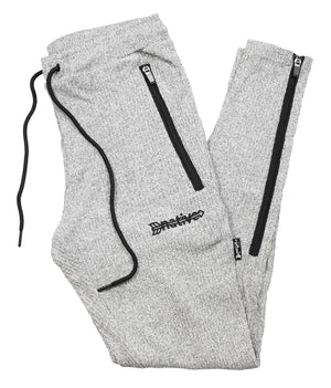 corduroy knit soccer sweats in heather gray