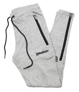 corduroy knit soccer sweats in heather gray