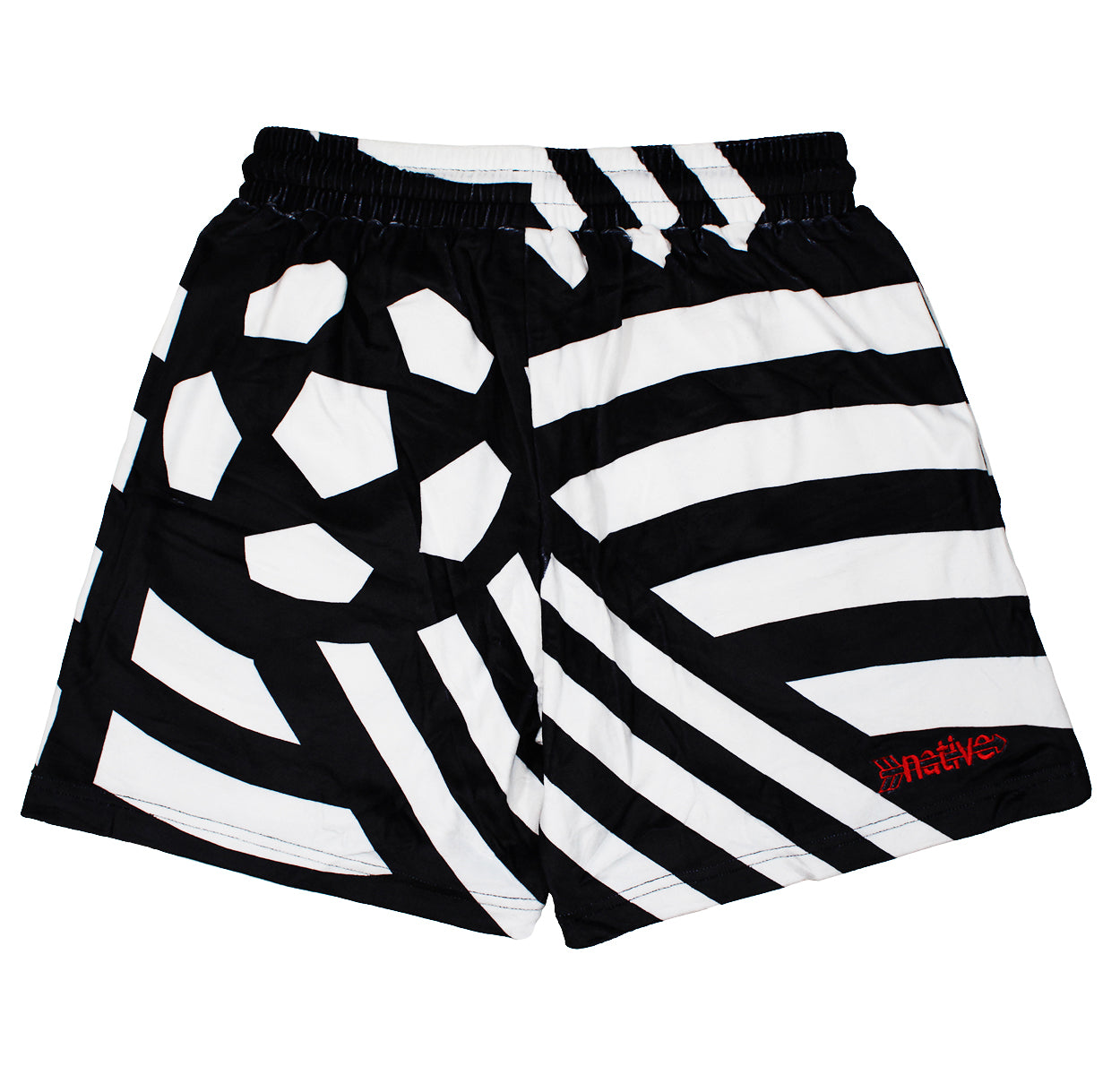 world cup 94 velour shorts in black/white