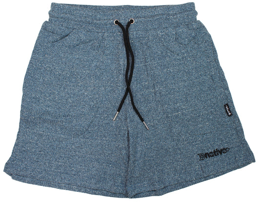 corduroy knit shorts in blue