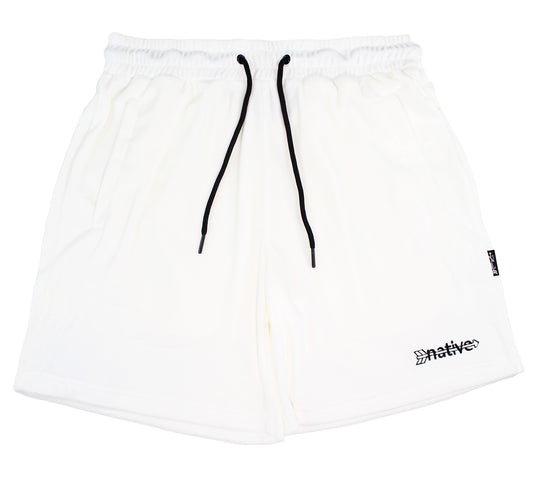 velour shorts in cocaine