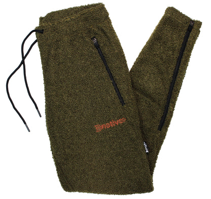 sherpa soccer sweats in army green