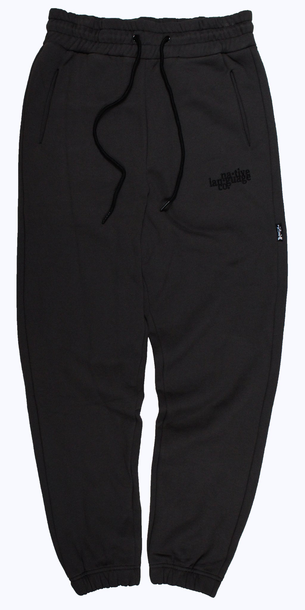 sweatpants in charcoal/black