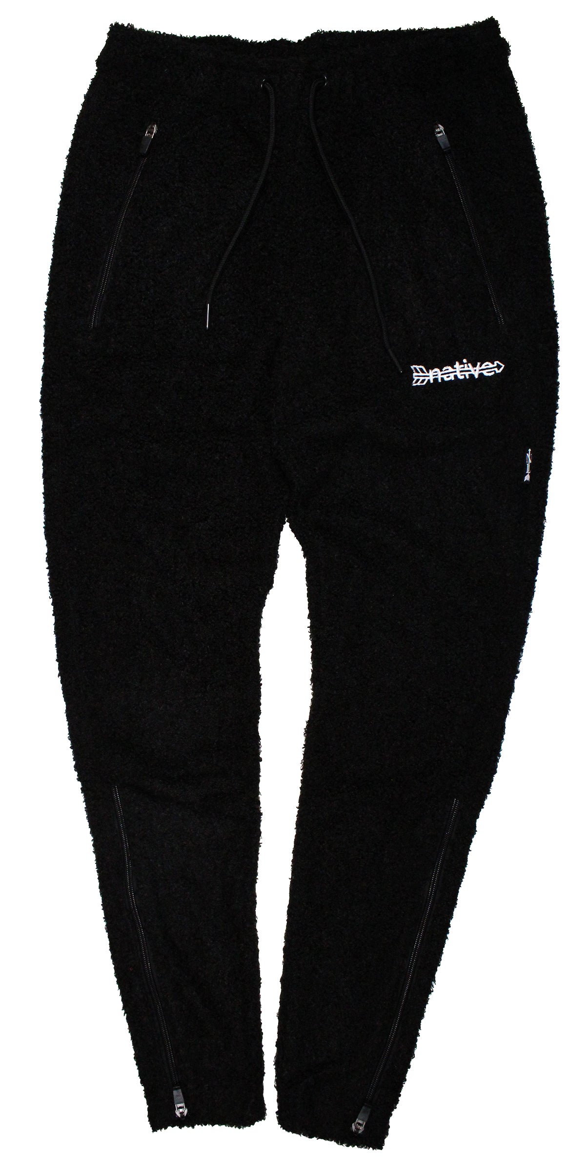 sherpa soccer sweats in black