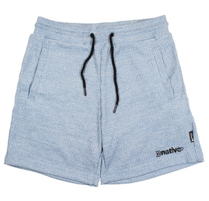 corduroy knit shorts in baby blue