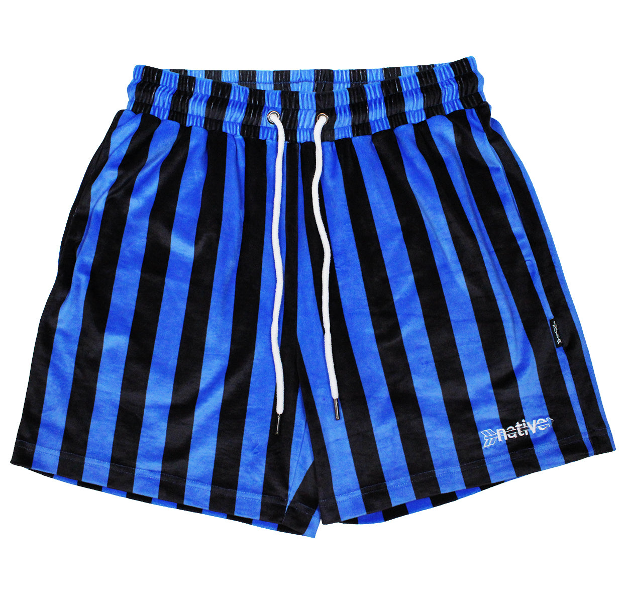 inter milan velour shorts (home)