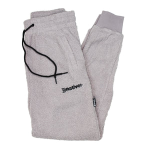 sherpa joggers in heather gray
