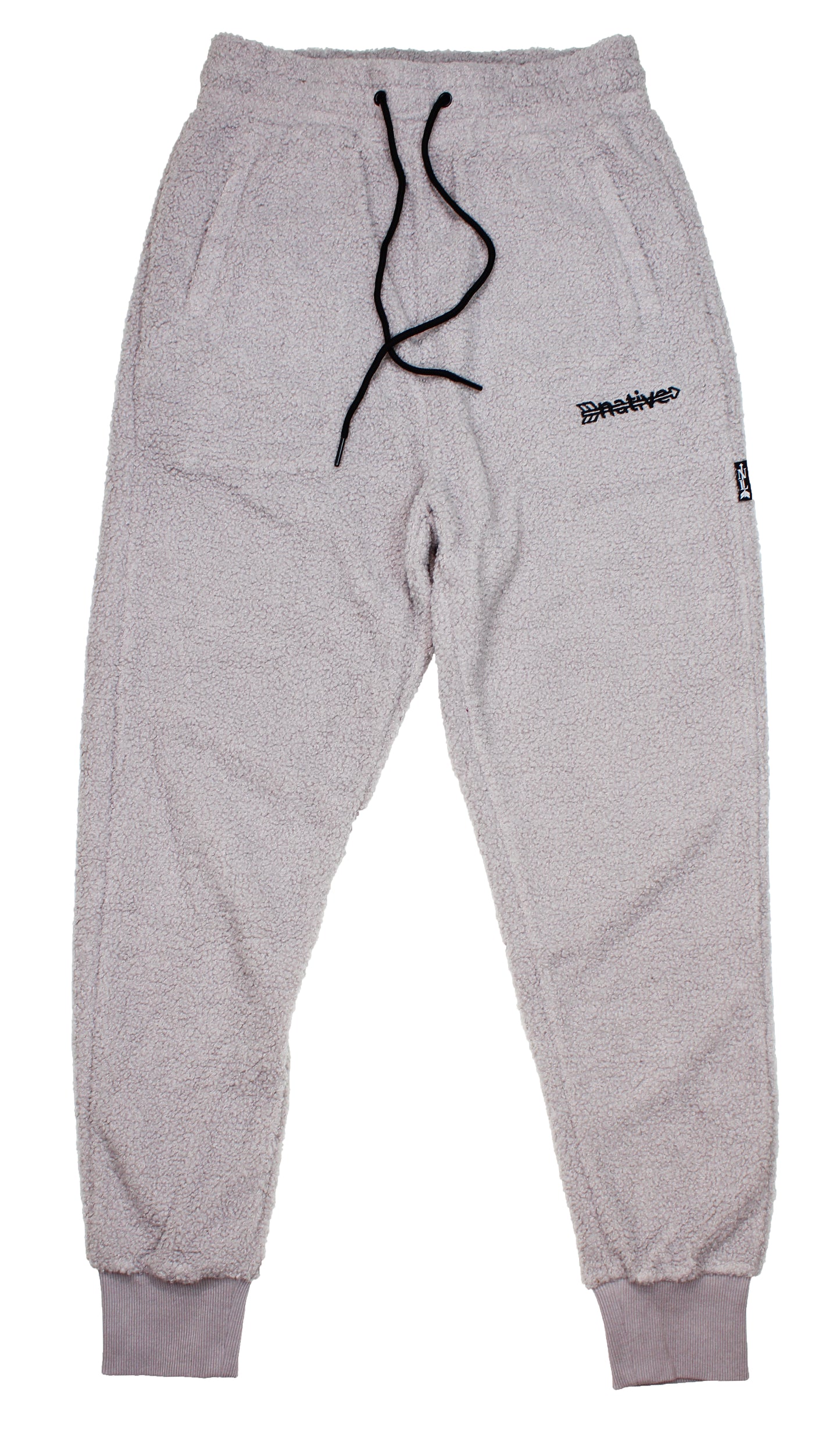 sherpa joggers in heather gray
