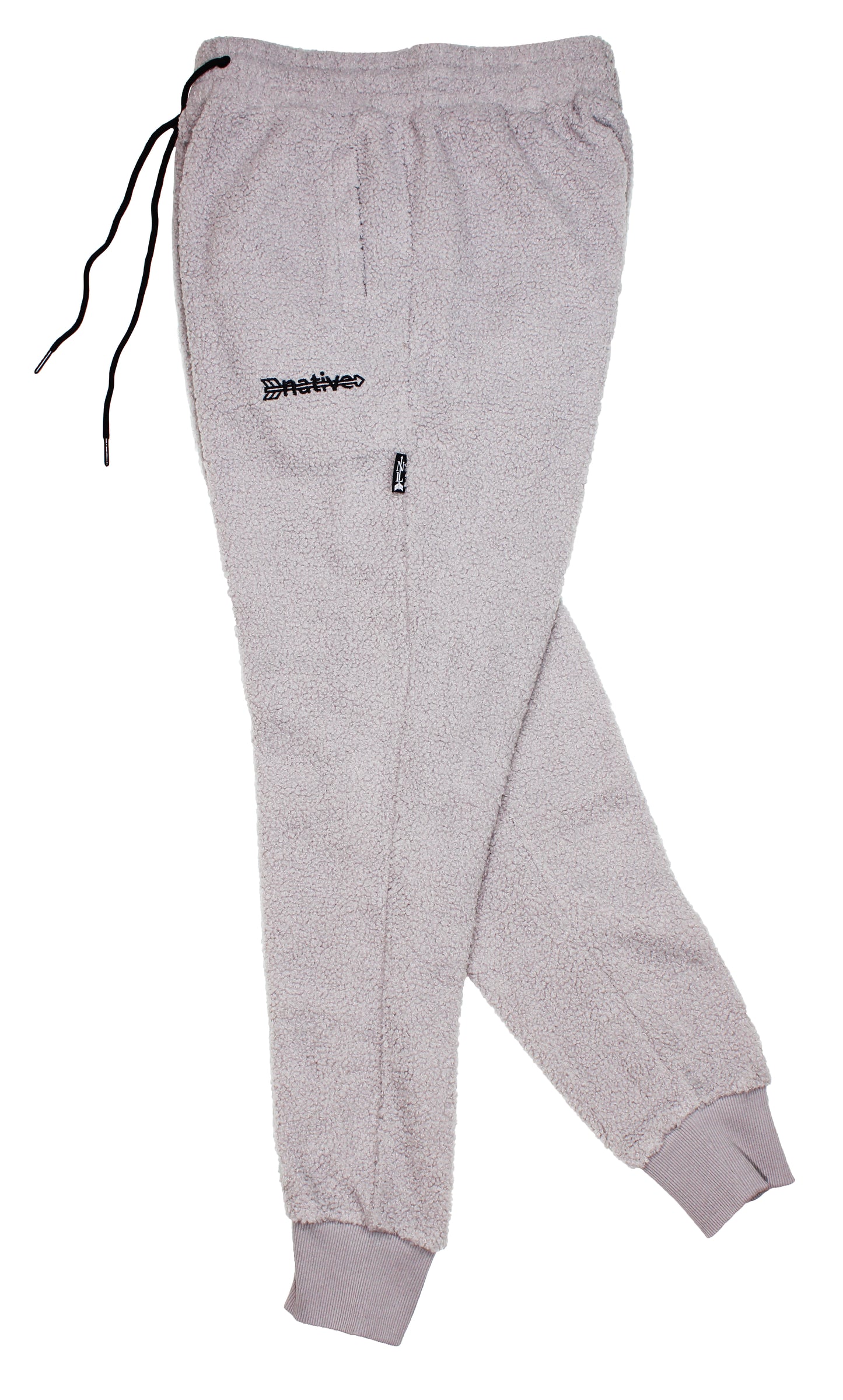 sherpa joggers in heather gray