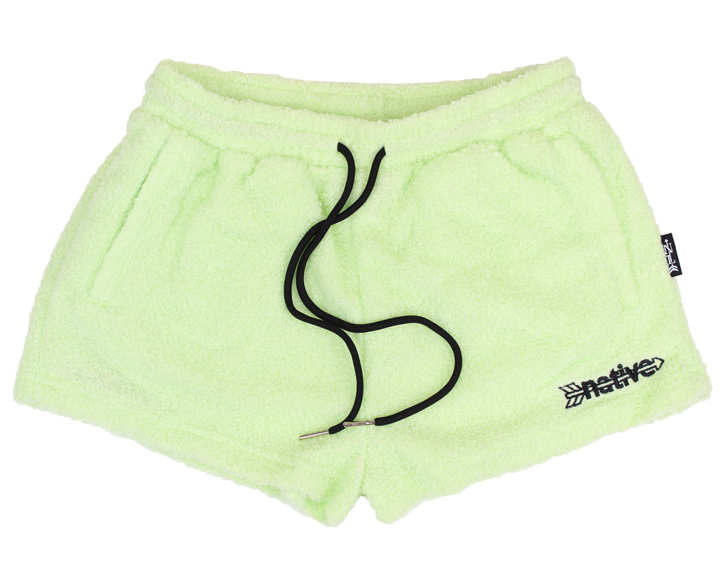 sherpa shorties in key lime pie