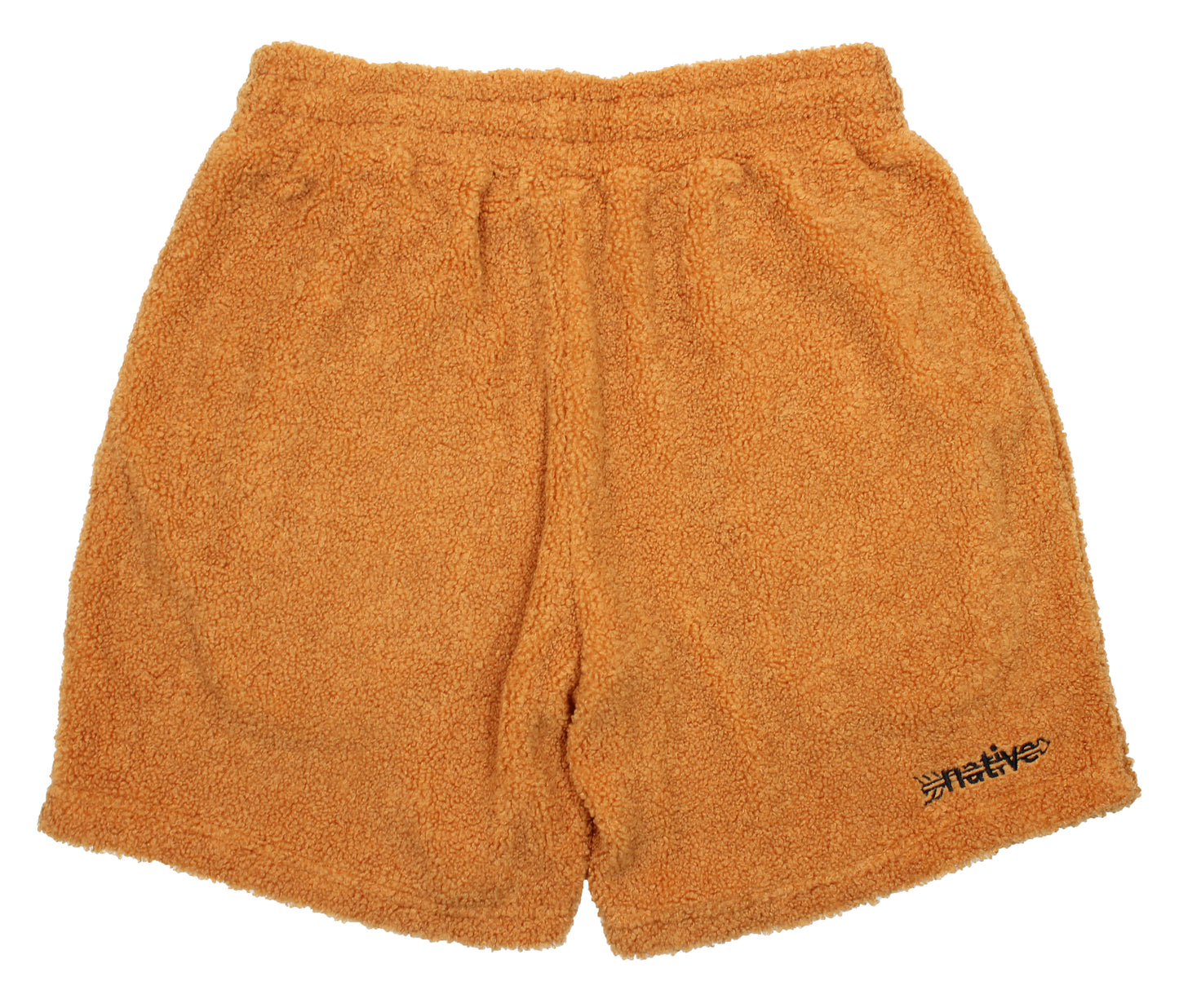 sherpa shorts in copper