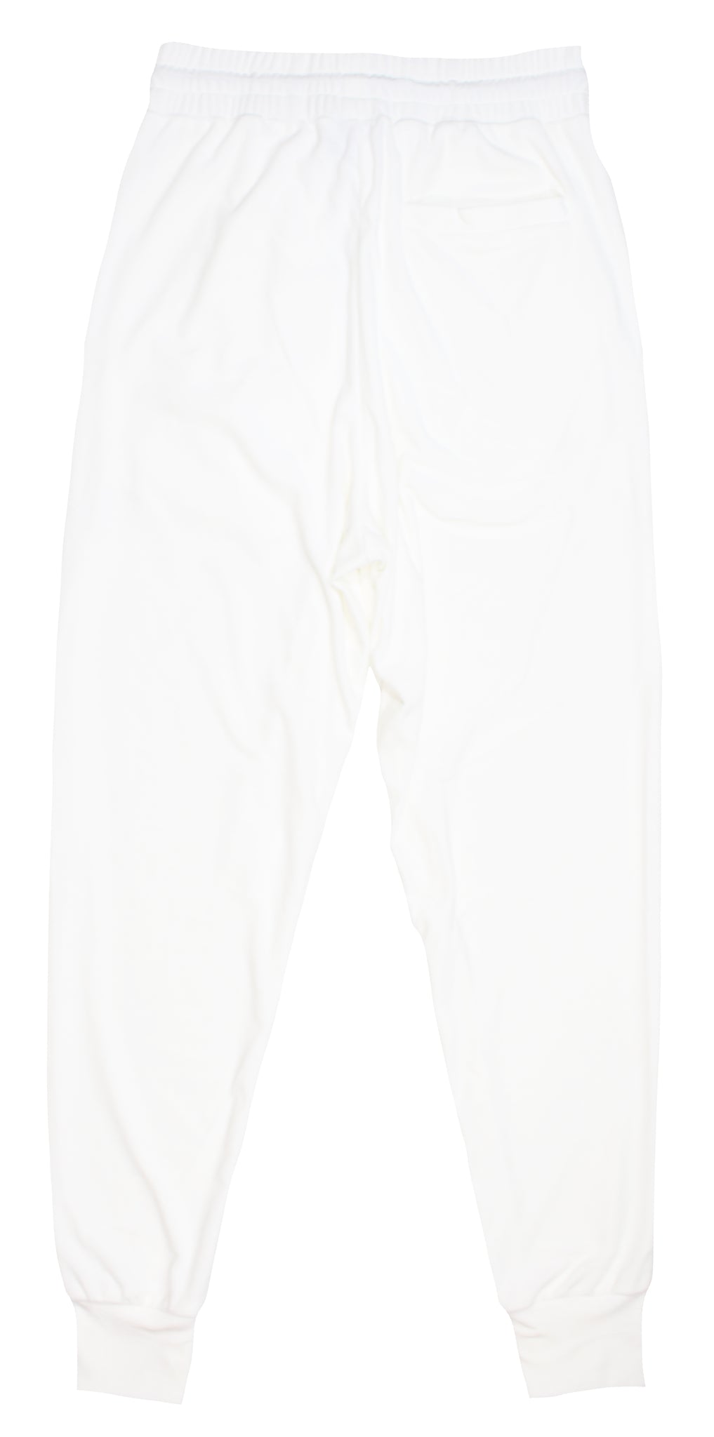 velour joggers in snow