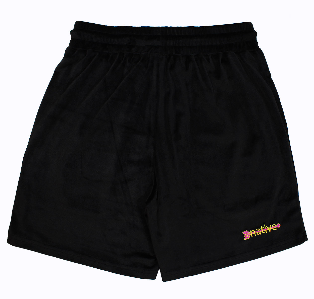velour shorts in venice beach (black)