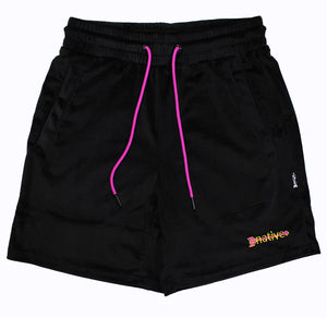 velour shorts in venice beach (black)