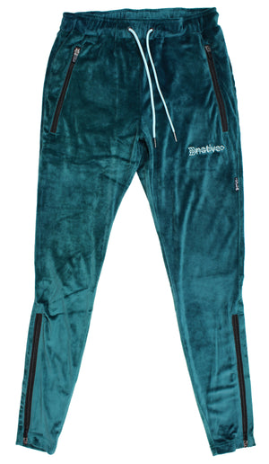 velour soccer sweats in ocean