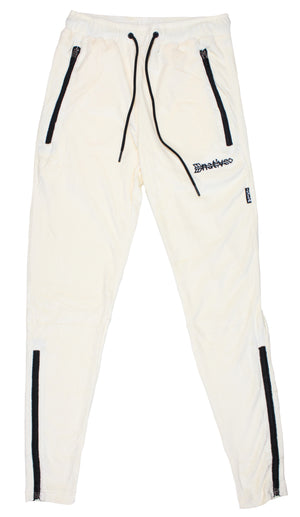 velour soccer sweats in vanilla