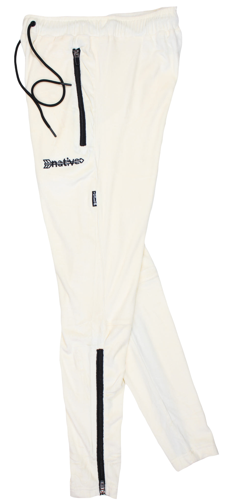 velour soccer sweats in vanilla